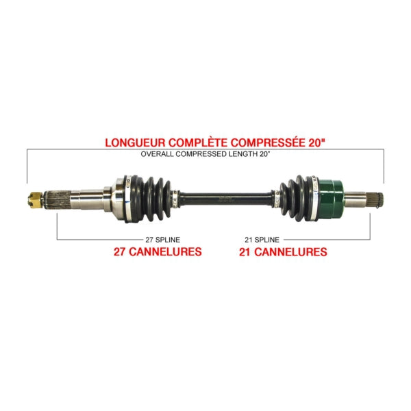 Kimpex-AXLE COMPL YAM KIMPEX YAM-7021K 779423292735