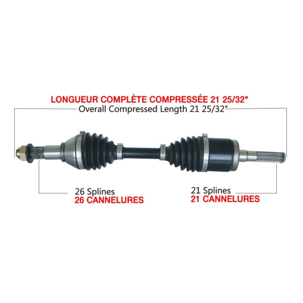 KimpexHD - Complete HD Axle (CAN-6021HDK)