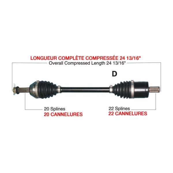 KimpexHD - Complete HD Axle (POL-6025HDK)