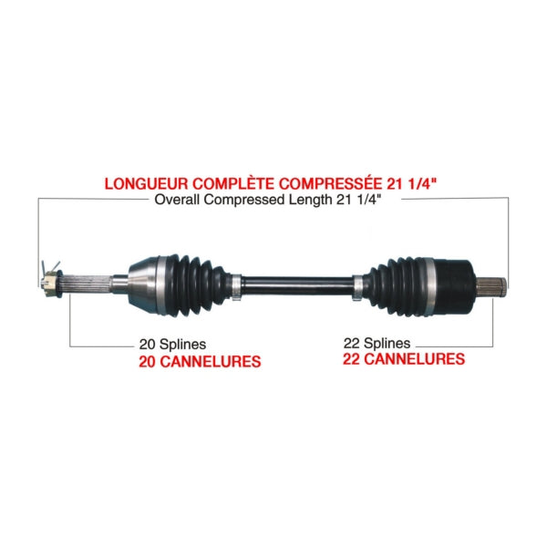 KimpexHD - Complete HD Axle (POL-6027HDK)