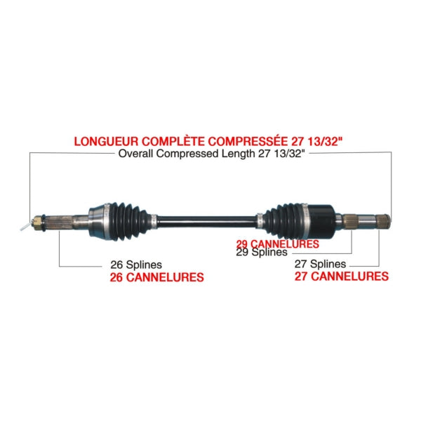 KimpexHD - Complete HD Axle (POL-6029HDK)