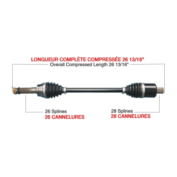 KimpexHD - Complete HD Axle (POL-6040HDK)