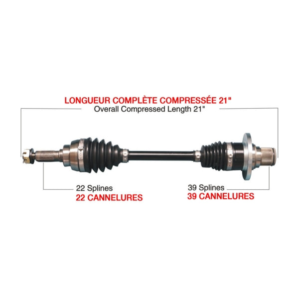 KimpexHD - Complete HD Axle (SUZ-6004HDK)