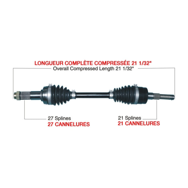 KimpexHD - Complete HD Axle (YAM-6003HDK)
