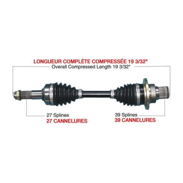 KimpexHD - Complete HD Axle (YAM-6010HDK)