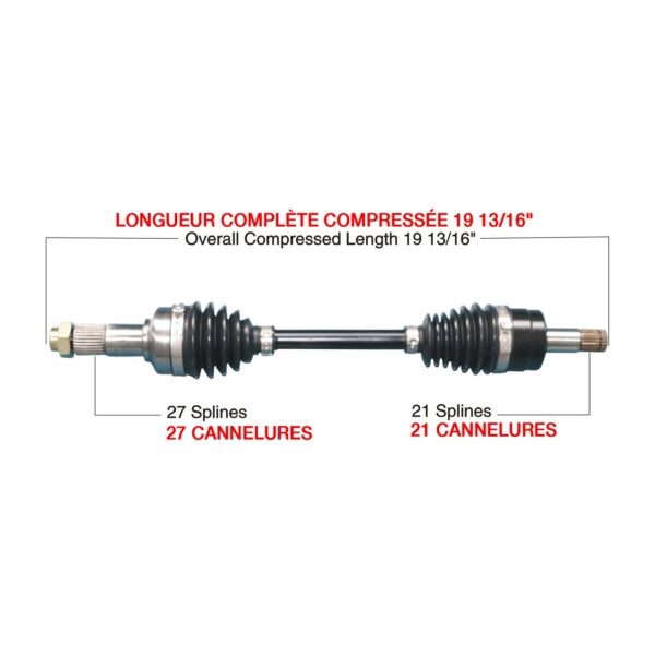 KimpexHD - Complete HD Axle (YAM-6016HDK)