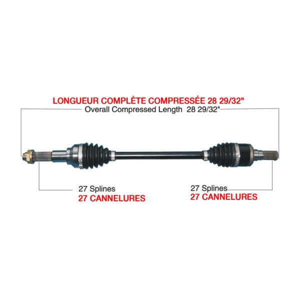 KimpexHD - Complete HD Axle (YAM-6030HDK)