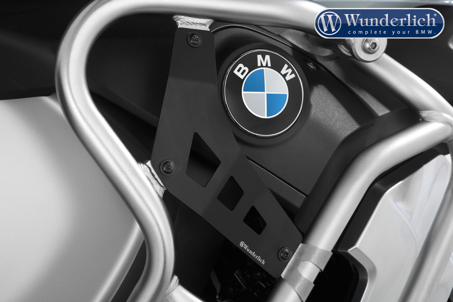 Wunderlich filler plates for tank protection bar extension R 1250 GS Adventure - complete your BMW ✔ Premium components ✔