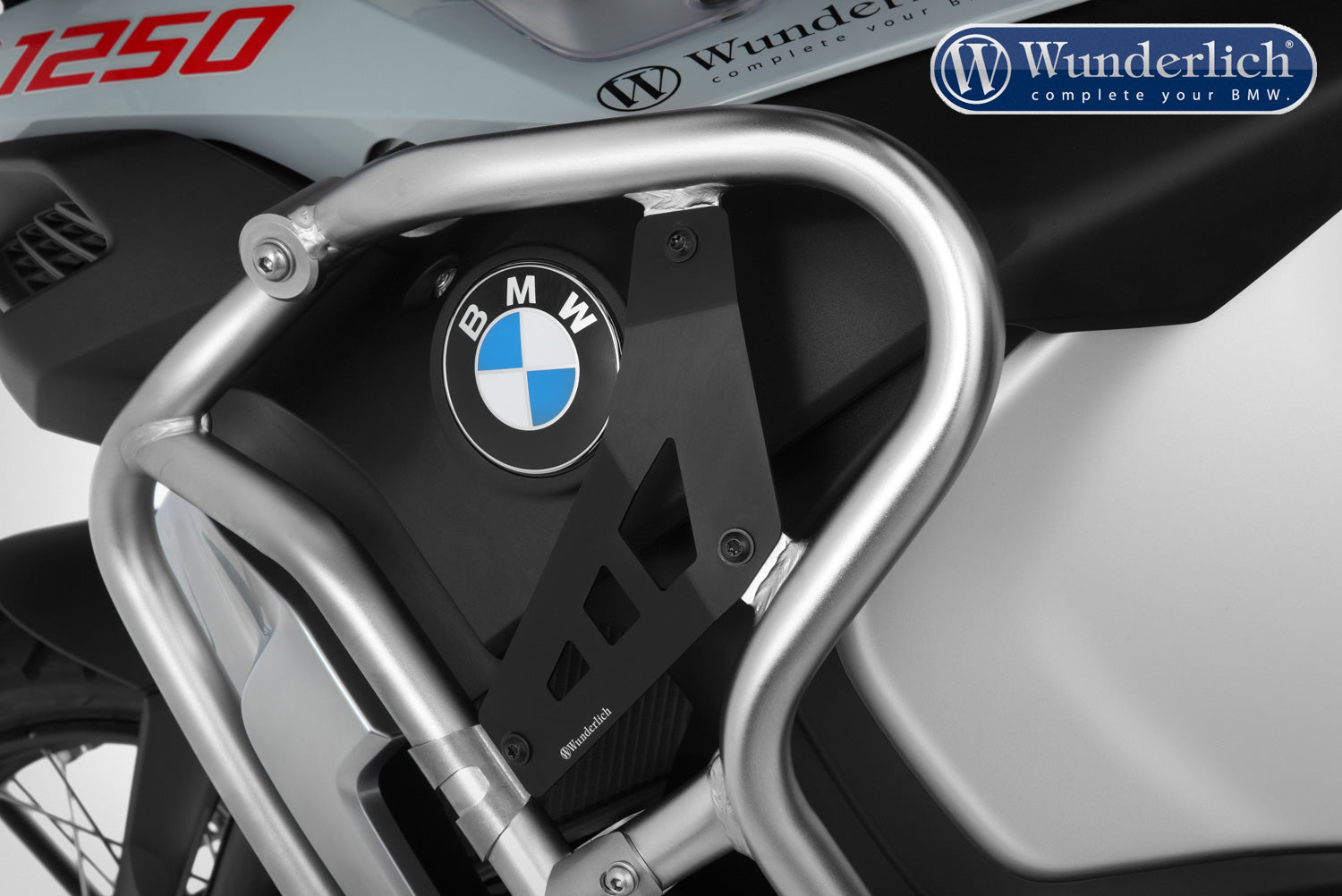 Wunderlich filler plates for tank protection bar extension R 1250 GS Adventure - complete your BMW ✔ Premium components ✔