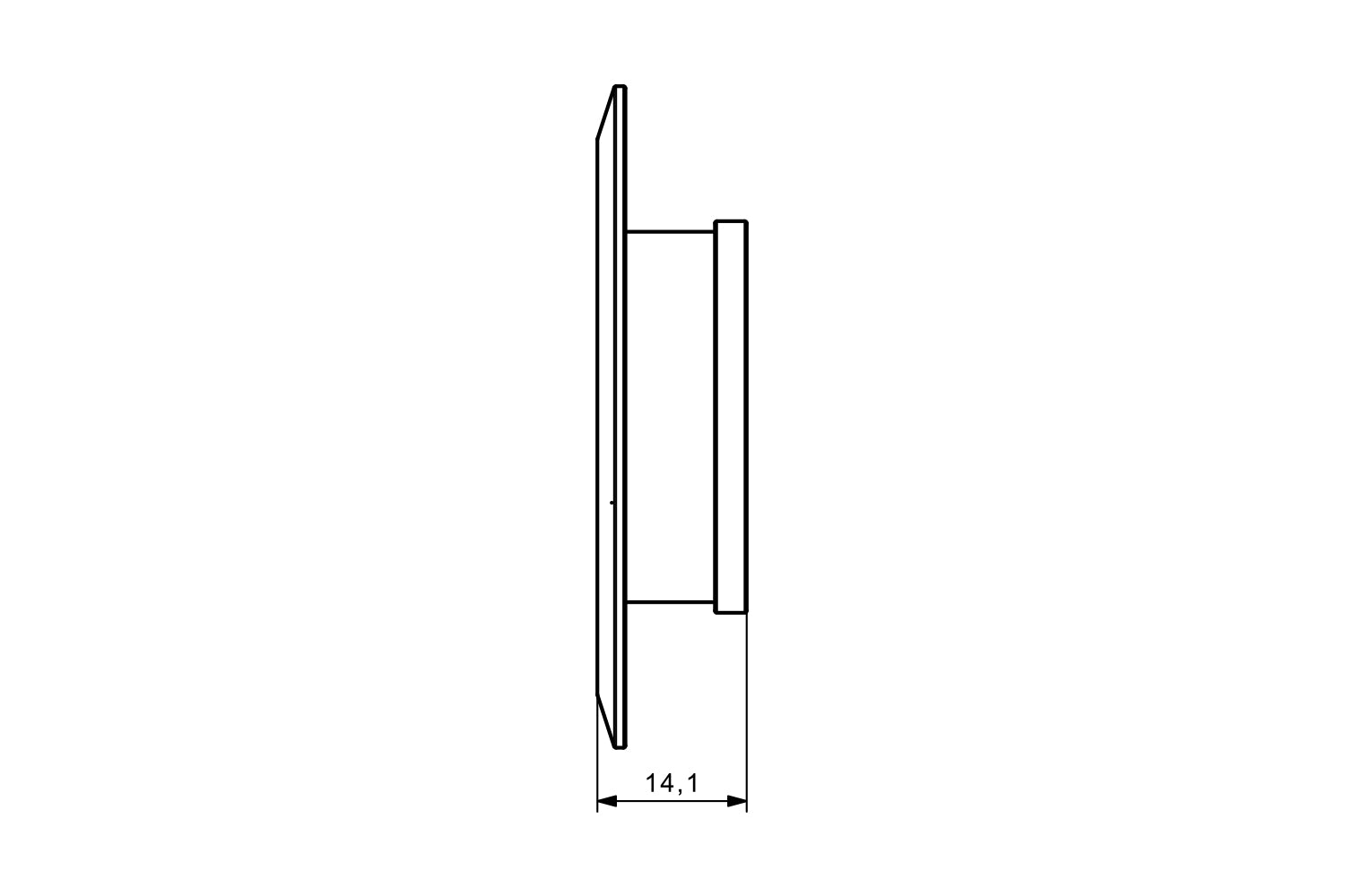 Wunderlich TRACKDAY back wheel spacing sleeve - Brake side-42145-408