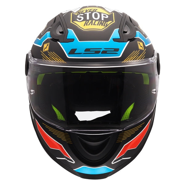 LS2-HELM KID ZERO MAT GY/RD L 168122511L