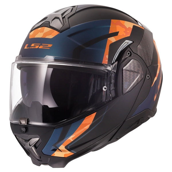 LS2-HELM ADVANT II GLIDE MAT BK OG 3XL 5691024513XL 694214178937