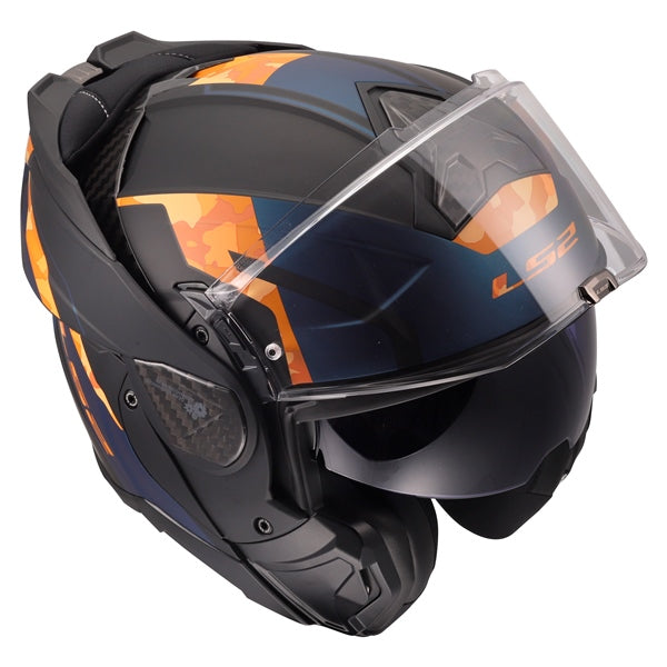 LS2-HELM ADVANT II GLIDE MAT BK OG 3XL 5691024513XL 694214178937