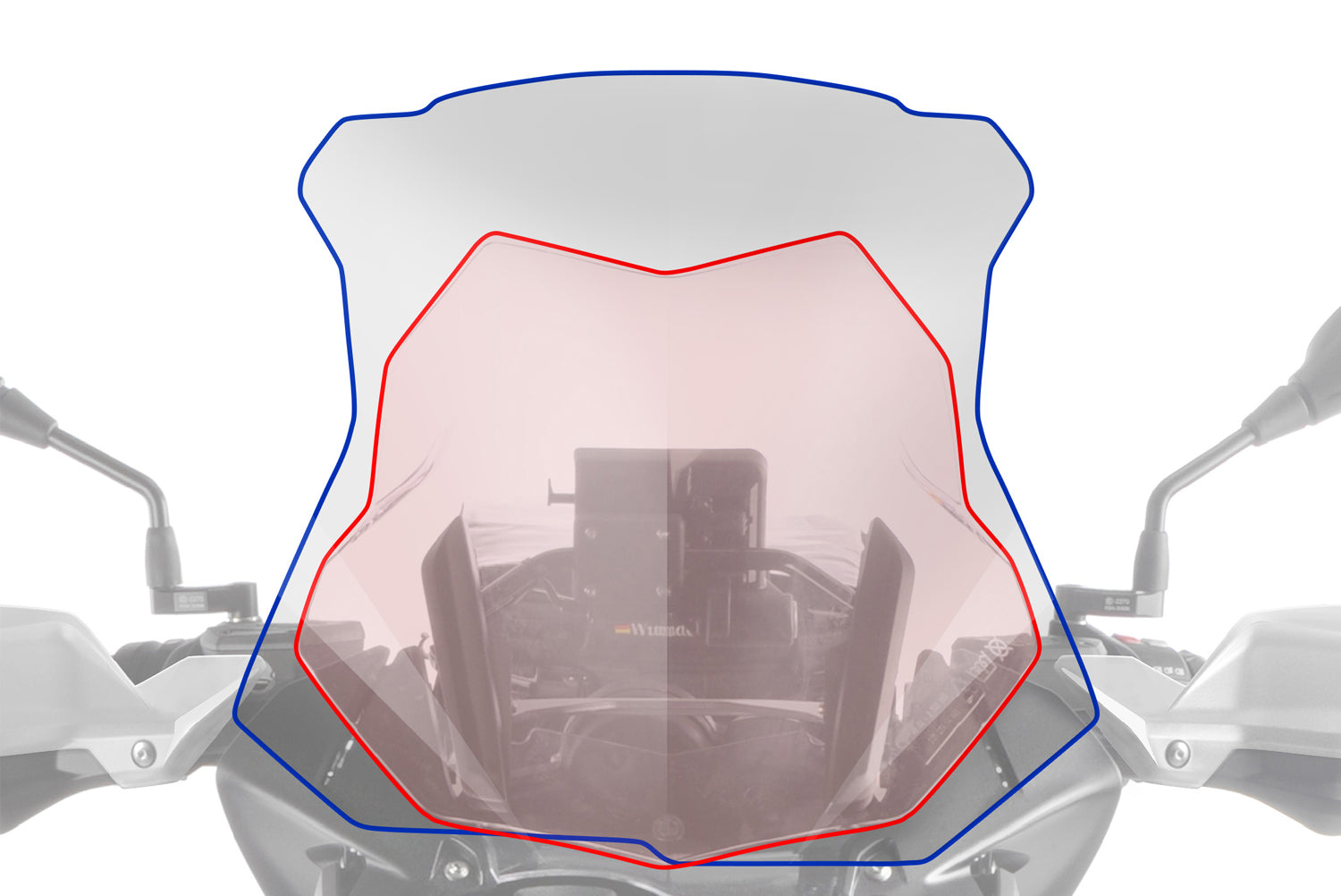 Wunderlich windshield »MARATHON«Great comfort for long and relaxed trips.
