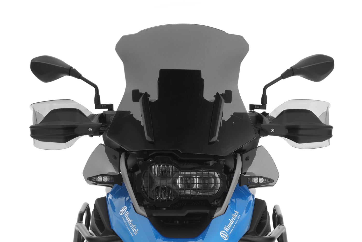 Wunderlich windshield »MARATHON« with Screen reinforcement on both sides provides incomparable comfort when touring