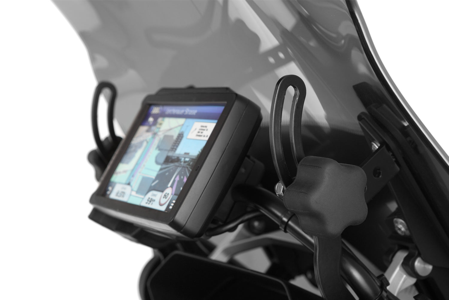 Wunderlich windshield »MARATHON« with Screen reinforcement on both sides provides incomparable comfort when touring