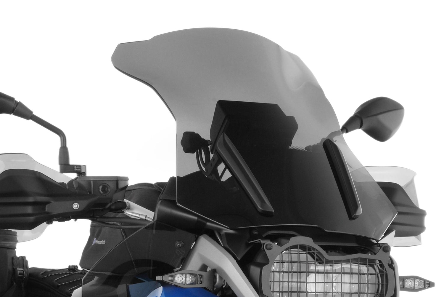 Wunderlich windshield »MARATHON« with Screen reinforcement on both sides provides incomparable comfort when touring