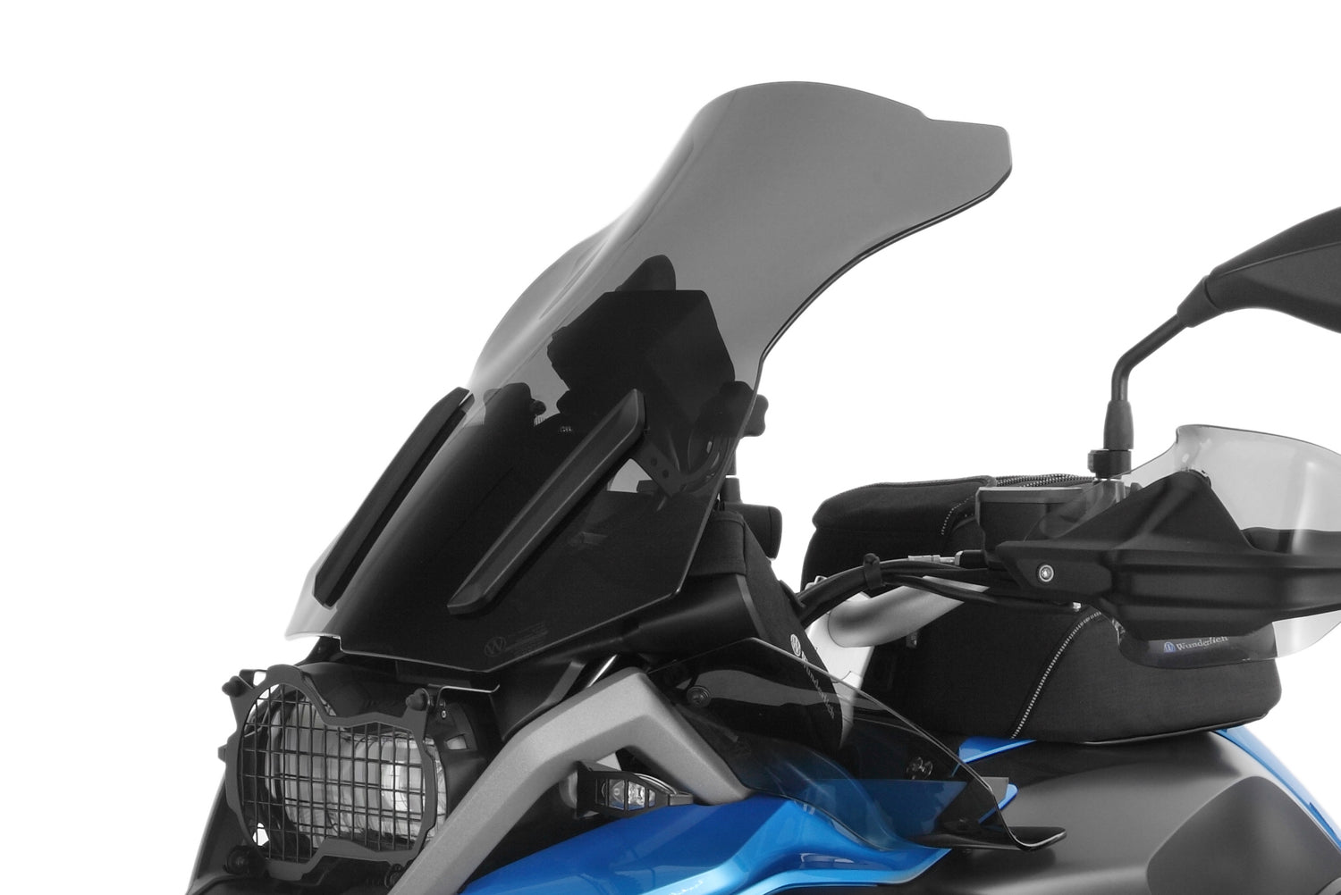 Wunderlich windshield »MARATHON« with Screen reinforcement on both sides provides incomparable comfort when touring