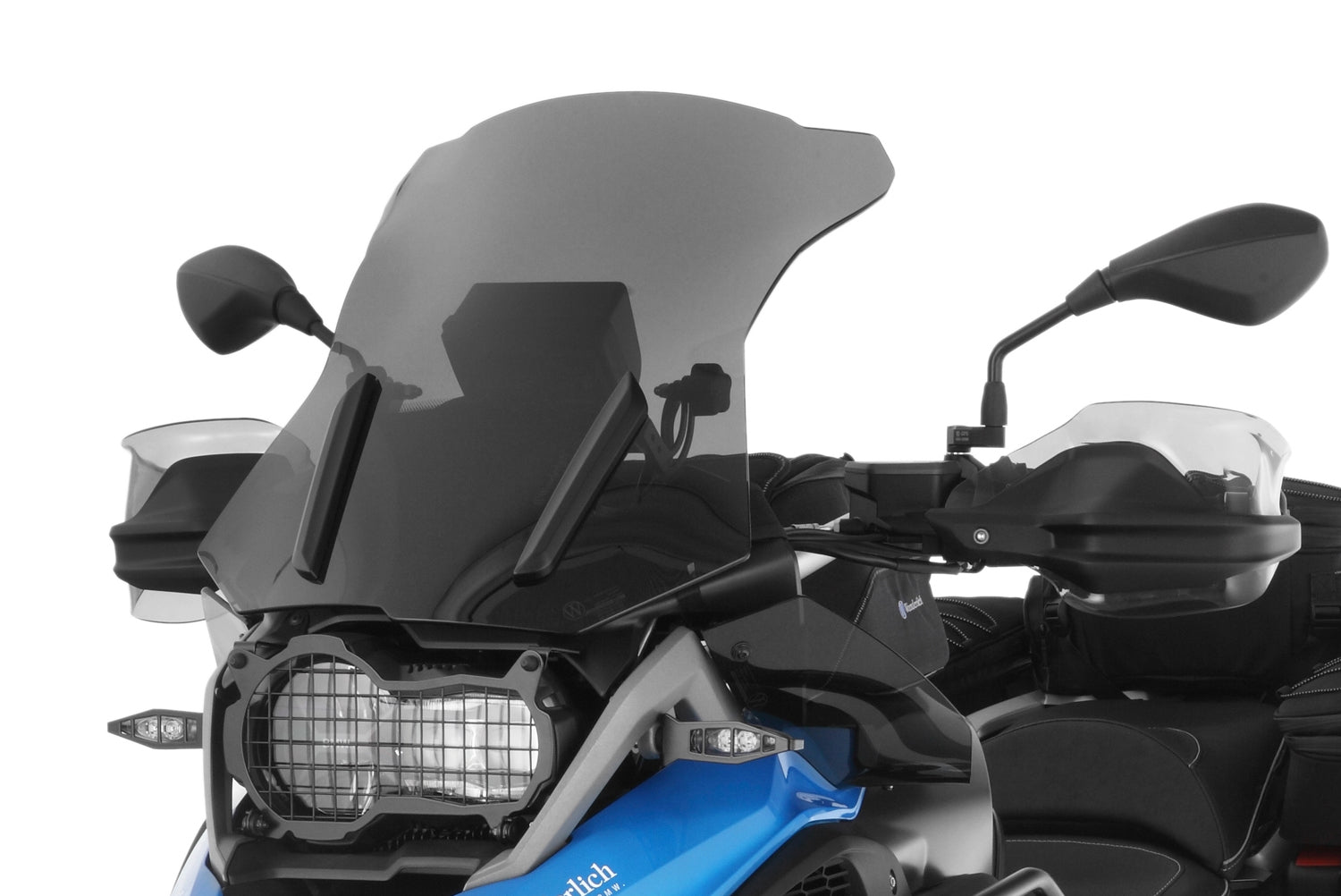Wunderlich windshield »MARATHON« with Screen reinforcement on both sides provides incomparable comfort when touring