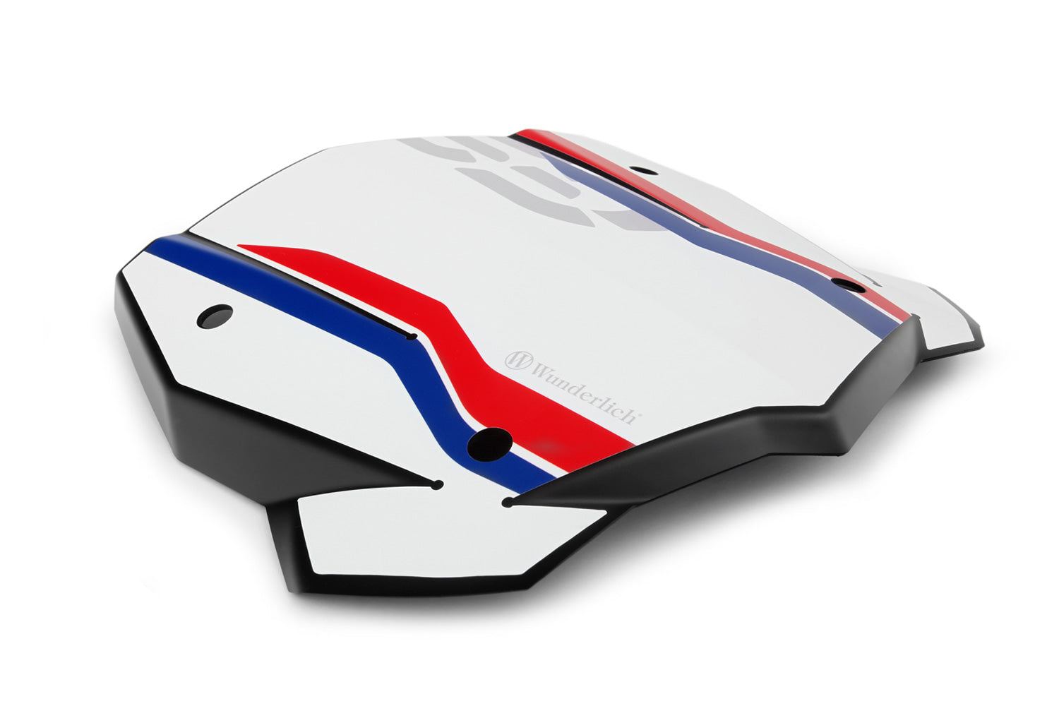 Our FLOWJET in the exclusive Rallye / HP Design, captivates with its strong, three-colour in blue, white and red.