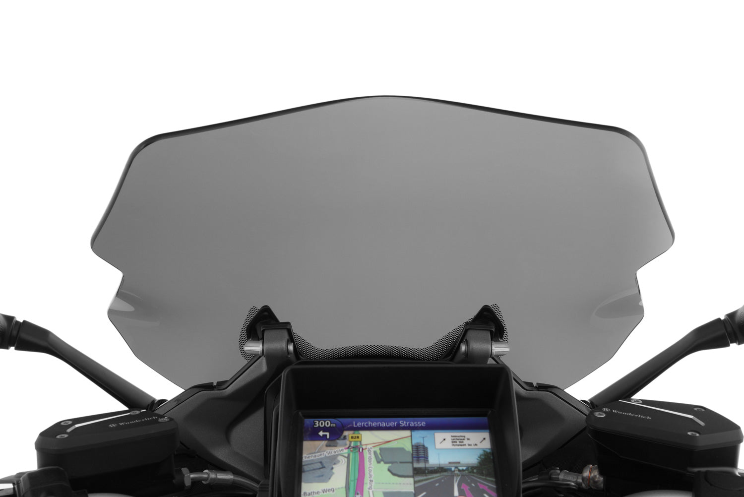 The qualities of this windshield are best felt after a long day's riding on your BMW