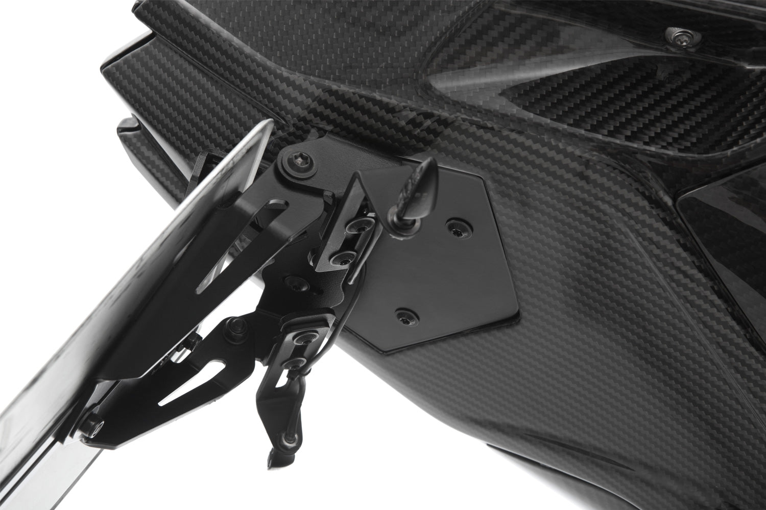 Perfect fittting Wunderlich indicator bracket with 5 mm connection thread