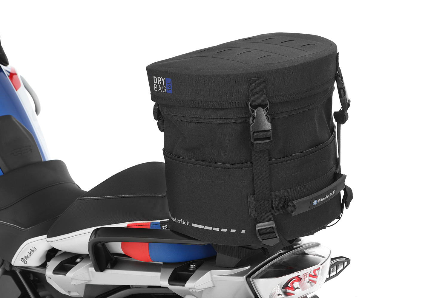 Multi-functional and compact bag can either be attached to the luggage carrier of the passenger seat quickly and simply