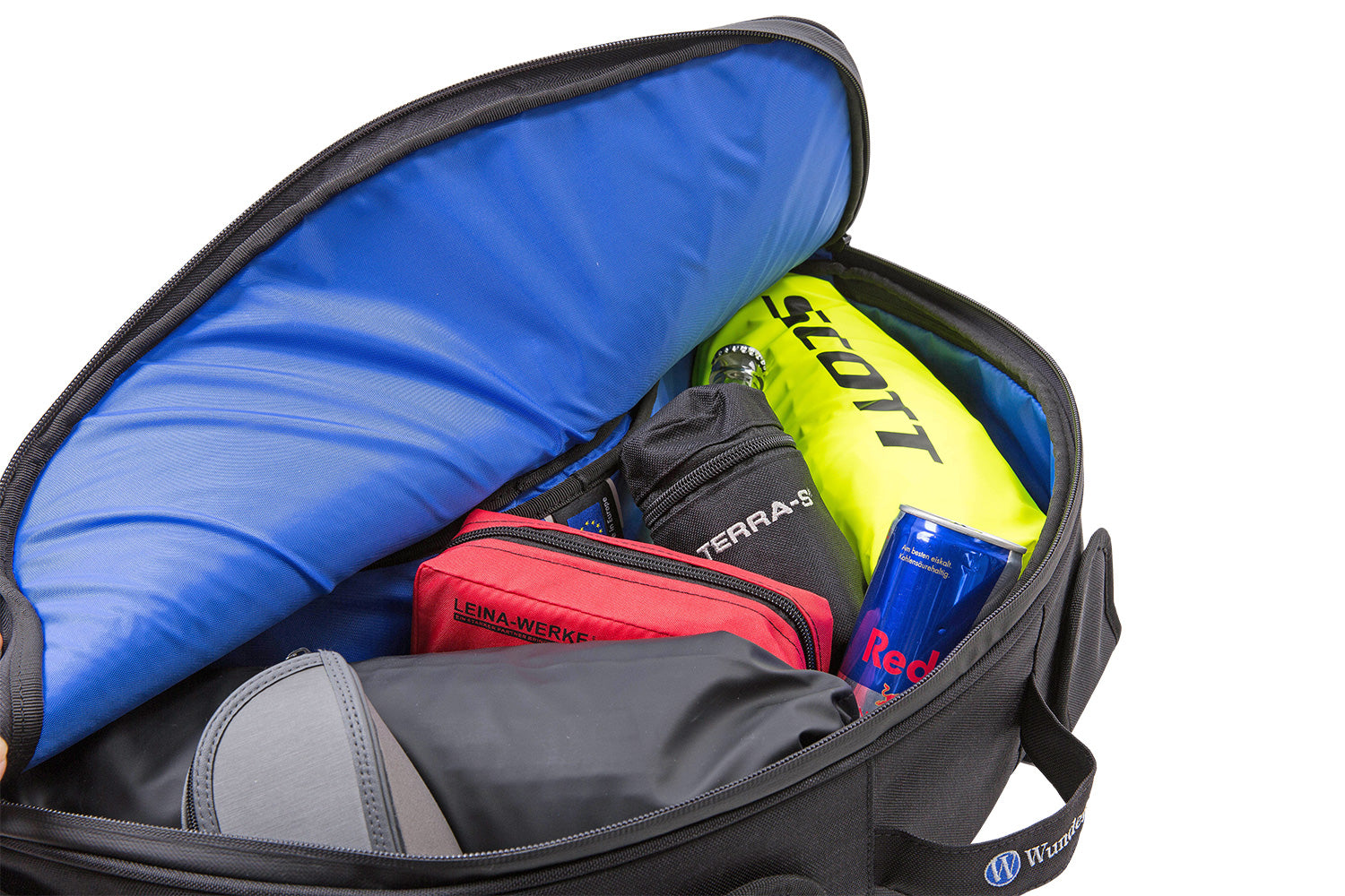 Wunderlich bag for top case railing. Tailored top case bag for the top case railing.