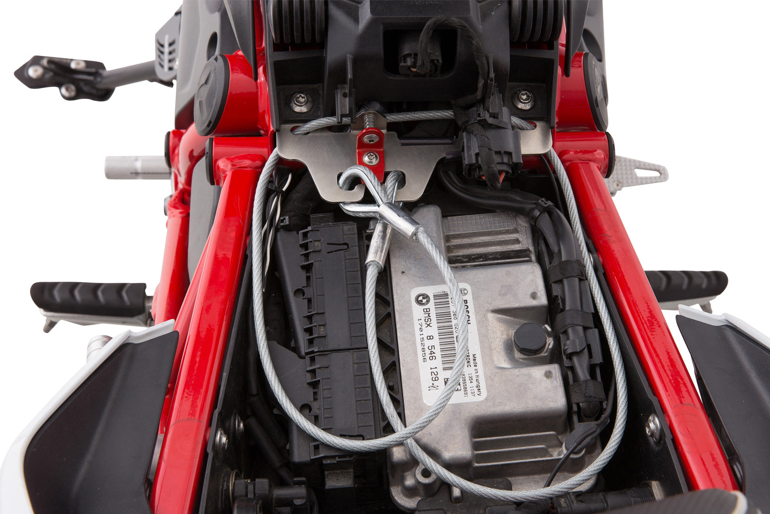 Wunderlich helmet anti-theft system „HelmLock“. The safest helmet protection.
