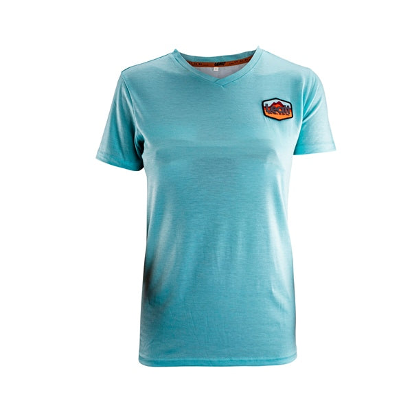 Leatt-T-SHIRT PREMIUM WOM TEAL 2XL LEATT 5024400495 6009554092527
