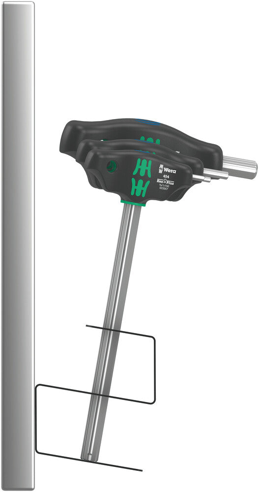 Wera Tools - 454/10 HF Set Imperial 2 Screwdriver set T-handle Hex-Plus screwdrivers with holding function, imperial
