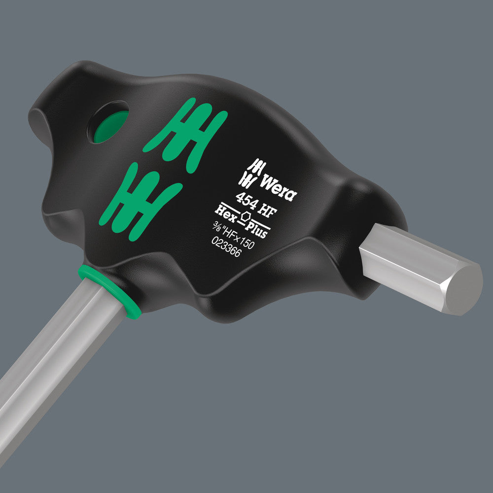 Wera Tools - 454 HF T-handle hexagon screwdriver Hex-Plus with holding function, imperial