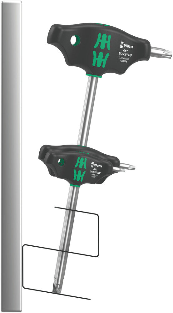Wera Tools - 467/7 TORX® HF Set 2 Screwdriver set T-handle TORX® screwdrivers with holding function