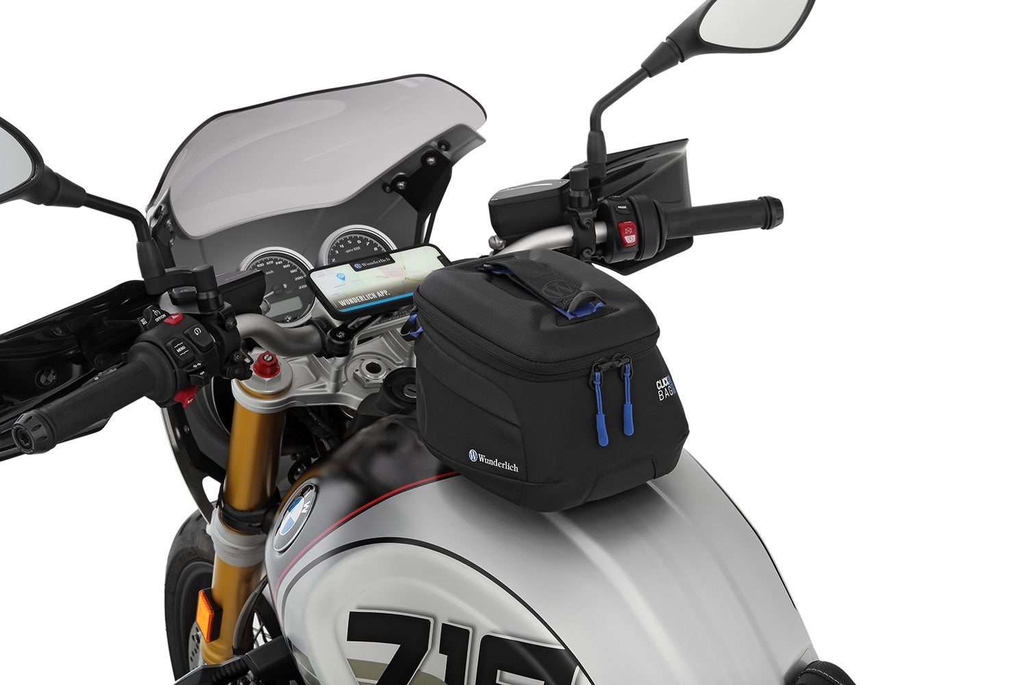 Tank bag CLICK BAG from Wunderlich - complete your BMW ✔ Premium components ✔ Integrated design ➜ Order now