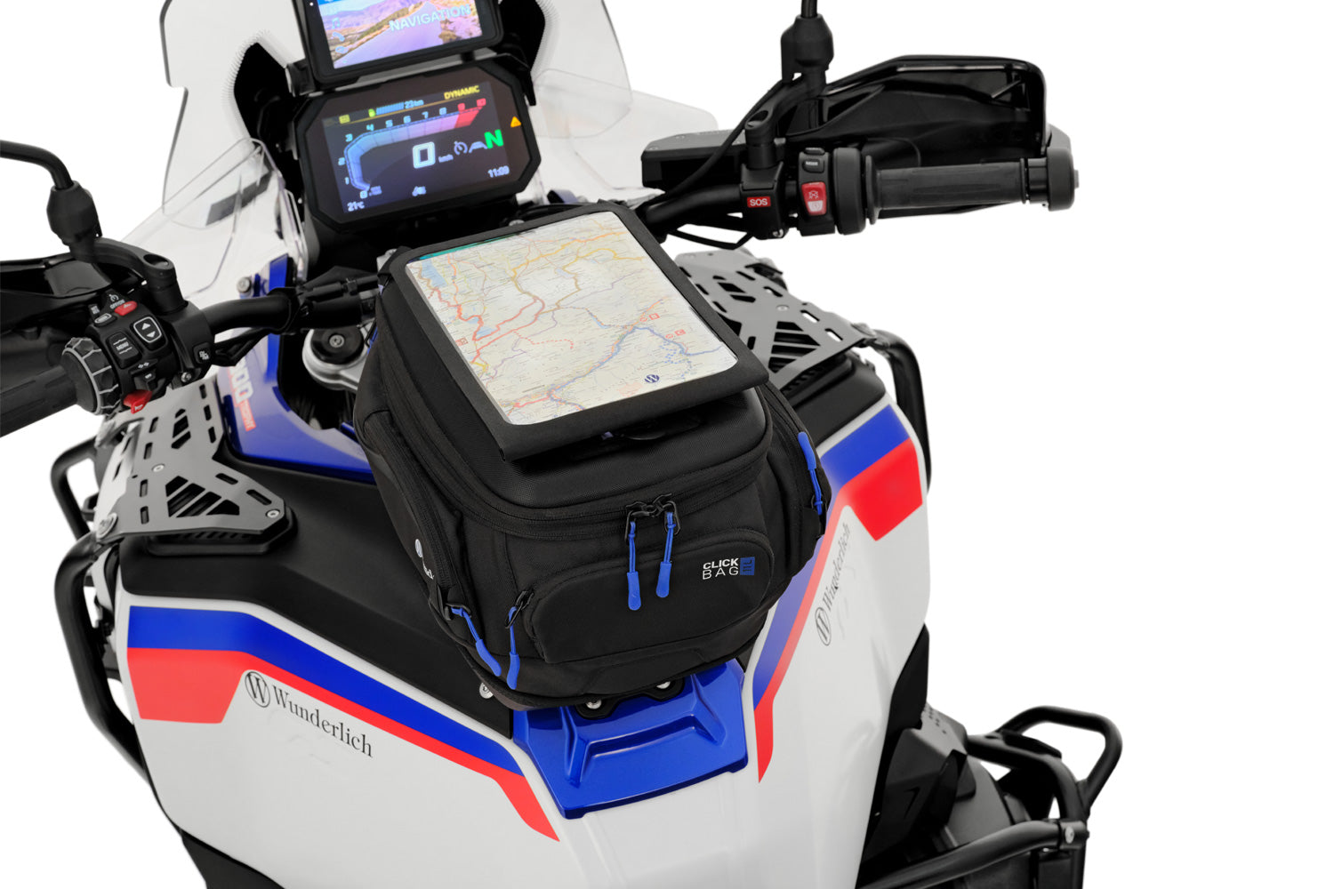 Secure fit on the CLICK BAG tank bag ✔ Premium components ✔ Integrated design ➜ Order now