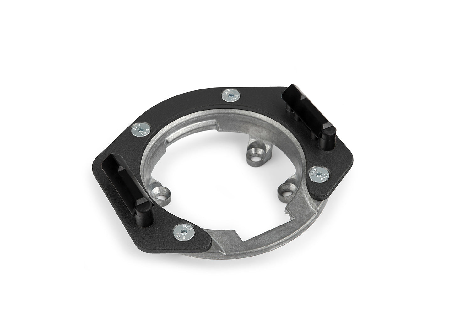 Tank ring bracket for secure attachment of CLICK BAGs with a single click