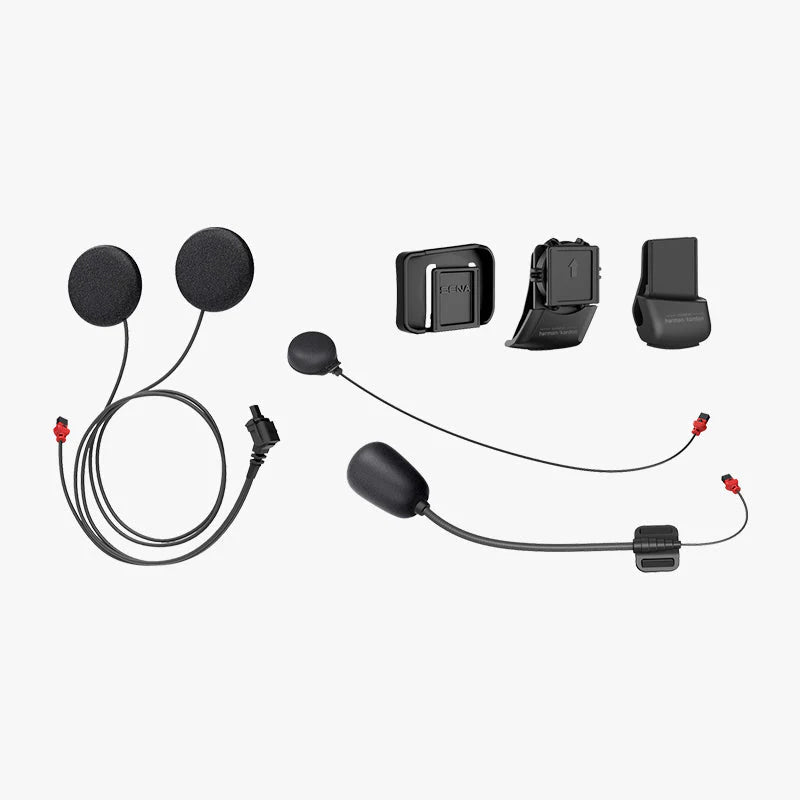 Sena - 50C Universal Clamp Kit with Speakers and Mic