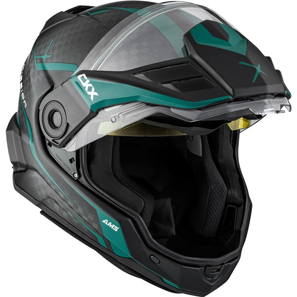 CKX-HELM MISSION DL FURY CARB SPRUCE MAT XS 516461