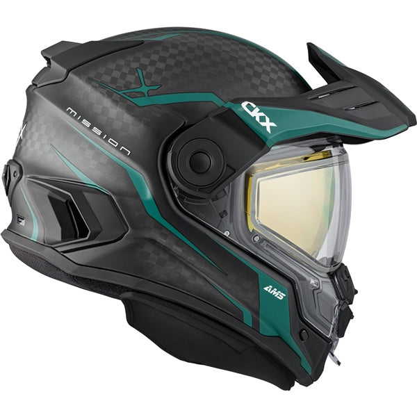 CKX-HELM MISSION DL FURY CARB SPRUCE MAT XS 516461