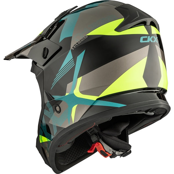 CKX-HELM TX228 LORD GR/HI-VIZ YE GLOSS XS 516501