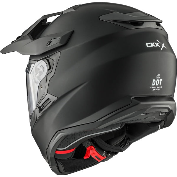 CKX-HELM DS24 DL SOLID BK MAT 2XL 517706