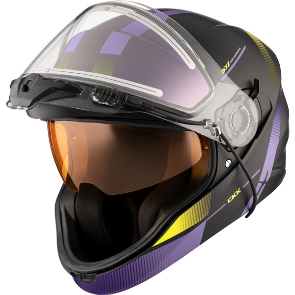 CKX-HELM CONTACT EDL EDGE LIME/PUR MAT 3XL 517827