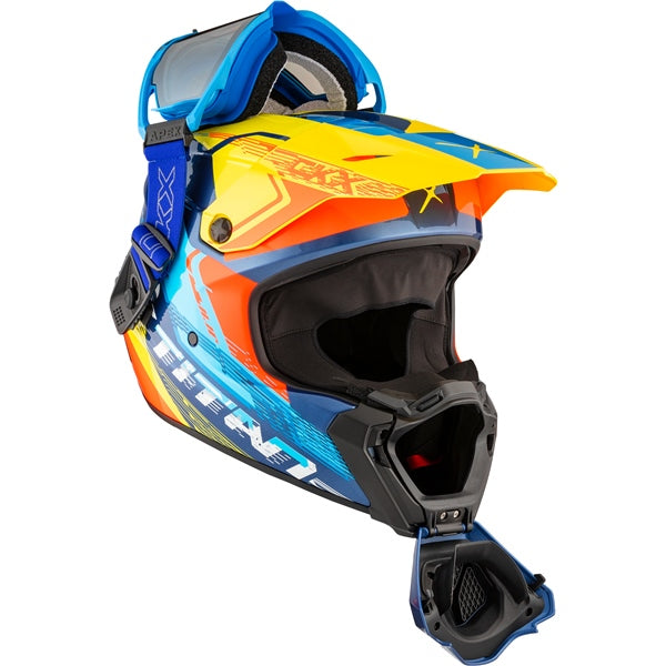 CKX-HELM TITAN AMS DL CONCO BL/YERD GLOS 2XL 518326