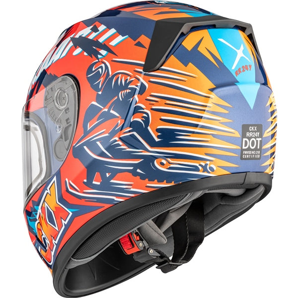 CKX-HELM RR24Y DL SLEEDER OG/RD GLOSS XL 518734