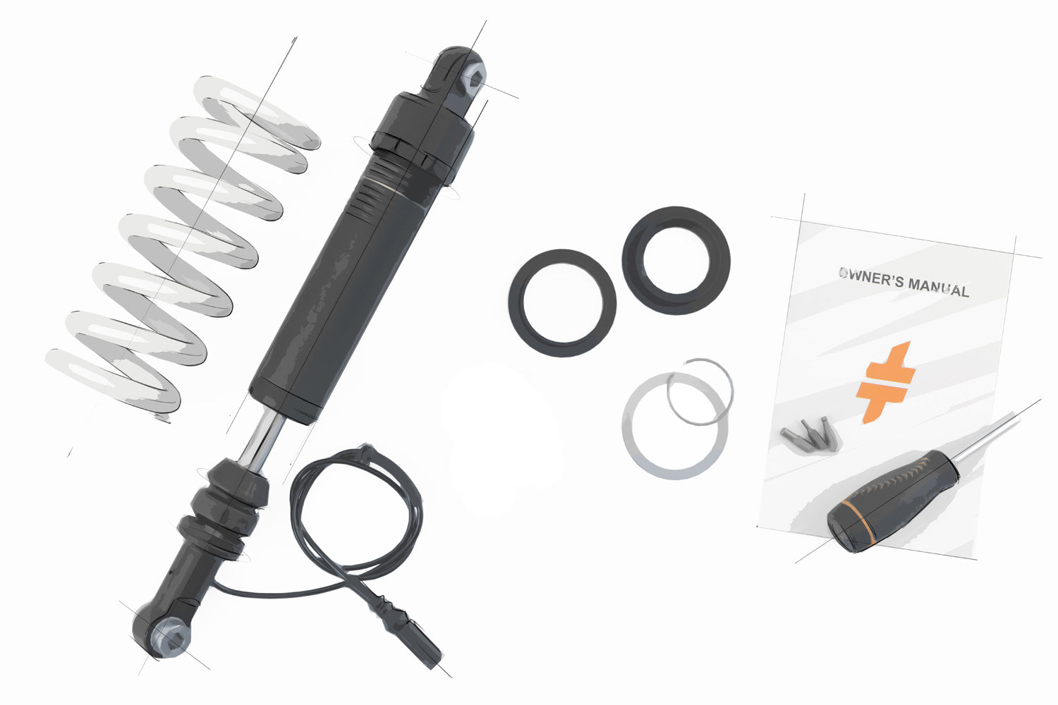 Wunderlich - Suspension eS2 ST Shock Absorber