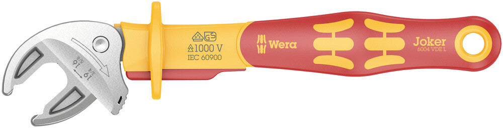 Wera Tools - 6004 Joker VDE L VDE-insulated self-setting spanner