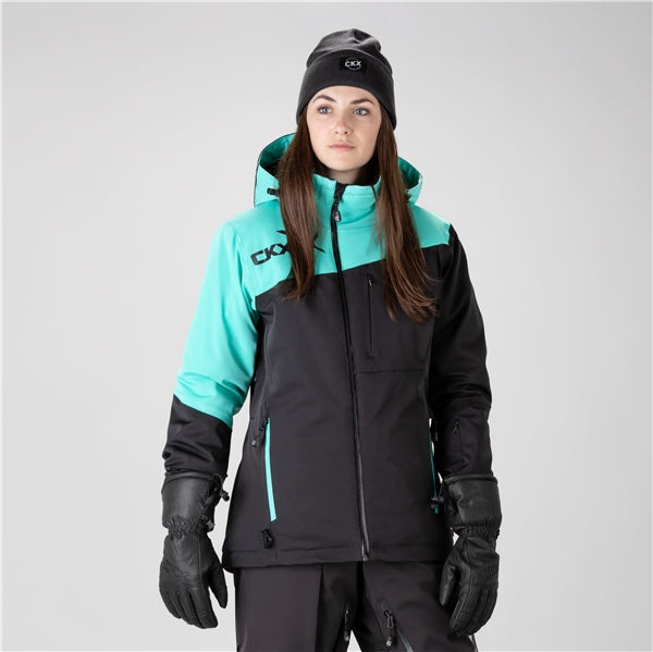 CKX-JACKET ALASKA WOM BK/TUR M W23-03-BLK&TUQS M