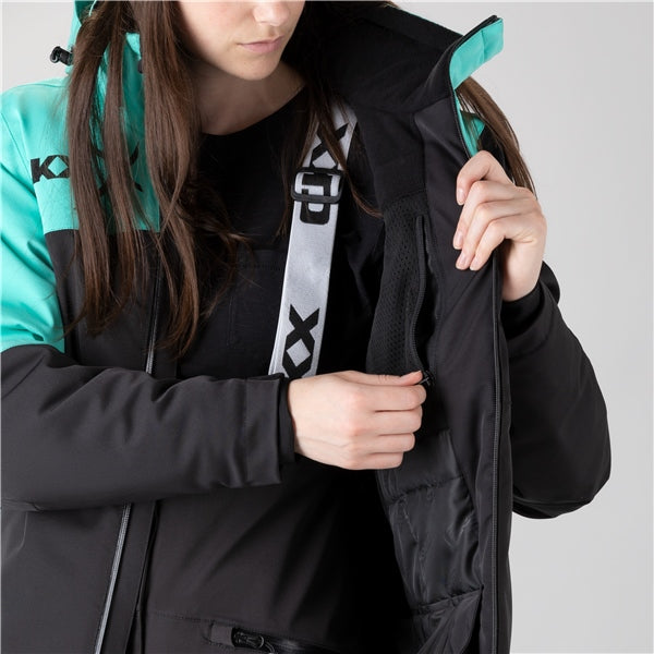 CKX-JACKET ALASKA WOM BK/TUR M W23-03-BLK&TUQS M