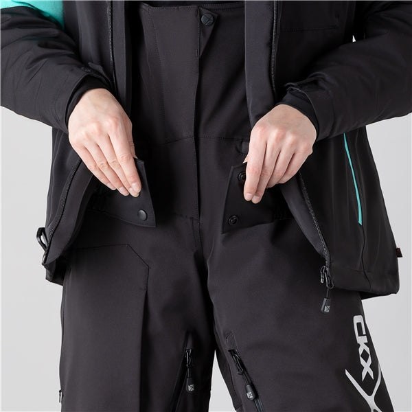 CKX-JACKET ALASKA WOM BK/TUR M W23-03-BLK&TUQS M