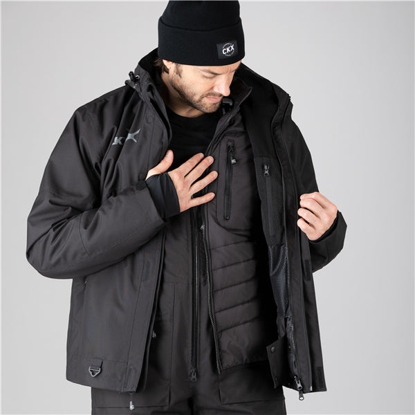 CKX-JACKET CONQUER MEN BK 3XL M25-03-BLK 3XL